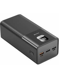 Swissten Power Bank 50000mAh 100W με 3 Θύρες USB-A & Θύρα USB-C Quick Charge 3.0 Black