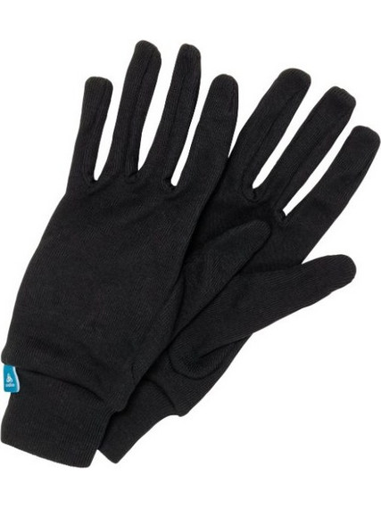 Odlo Gloves Full Finger Active Warm Παιδικά Γάντια (762749/15000) Ολόμαυρο
