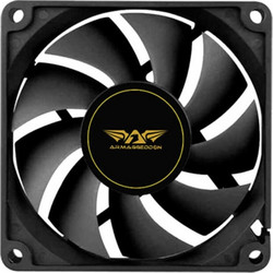 Armaggeddon Silent 14 Case Fan 140mm με Σύνδεση 4-Pin PWM Black