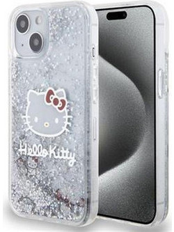 Hello Kitty Θήκη Πλάτης με Γκλίτερ για iPhone 13 - Διάφανο