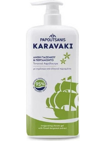 Papoutsanis Καραβάκι Άνθη Γιασεμιού & Περγαμόντο Αφρόλουτρο σε Gel 750ml