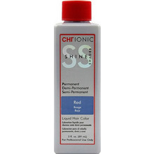 Chi Ionic Shine Shades Permanent Κόκκινο Μόνιμη Βαφή Μαλλιών 89ml