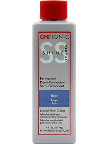 Chi Ionic Shine Shades Permanent Κόκκινο Μόνιμη Βαφή Μαλλιών 89ml