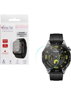 VOLTE-TEL TEMPERED GLASS HUAWEI WATCH GT 4 46mm 1.43" 9H 0.30mm 2.5D FULL GLUE FULL COVER