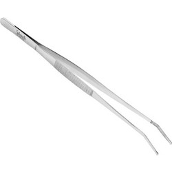 Τσιμπίδα INOX 18 10 με γωνία ακριβείας 30cm Salvinelli c435663