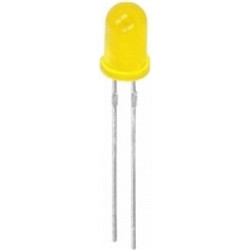 LED 5mm ΚΙΤΡΙΝΟ 32mcd 60 BULK L-53YD KGB Τεμάχια:100 01.020.0098