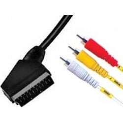 ΚΑΛΩΔΙΟ SCART ΣΕ 3 RCA 1.5m CCS OD7 ΜΑΥΡΟ BR-SC-3R (SC1009B) OWI Τεμάχια:5 01.079.0073