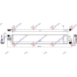 Ψυγειο Βοητητικο 2.3 Πετρελαιο (710x120x26) Nissan Nv 400 11- - 578806350