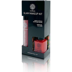 GARDEN Glam Make Up Kit Liquid Lipstick Matte Κραγιόν Perfect Rose 02, 4ml & 7Days Gel Nail Polish Βερνίκι 33,12ml