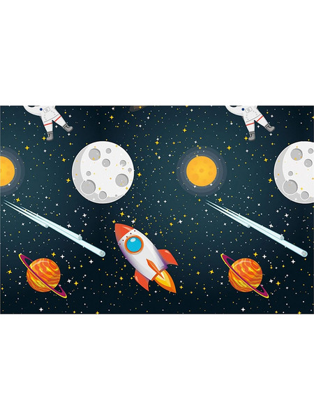 SPACE ROCKET ΠΛΑΣΤΙΚΟ ΤΡΑΠΕΖΟΜΑΝΤΗΛΟ 120Χ180 εκ. (93737)