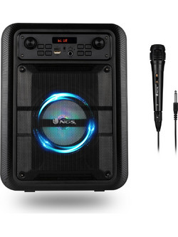NGS Roller Lingo 20W Σύστημα Kαραόκε με Ενσύρματο Μικρόφωνο Μαύρο