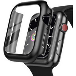 Θήκη με Tempered Glass Apple Watch 44mm Χρώμα: Μαύρο