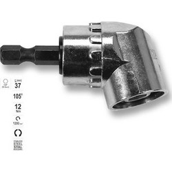 Yato YT-04632 Μίνι Γωνιακή Κεφαλή Με Εξάγωνη Υποδοχή 37mm