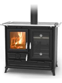Thermorossi Margot Evo Μαντεμένια Ξυλόσομπα με Φούρνο 12.1kW