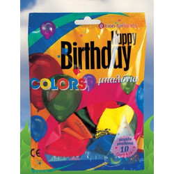 BBS ΜΠΑΛΟΝΙΑ HAPPY BIRTHDAY 10 ΤΕΜ. (161102)