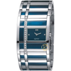Esprit Filled Vegas Blue Houston Γυναικείο Ρολόι με Μπλε Μεταλλικό Μπρασελέ ES101482001