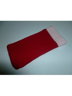 Sock Case for Medium Cell Phones Red - Light Pink ΟΕΜ