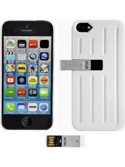 Θήκη Veho SAEM S7 για iPhone SE / 5 / 5S με 8GB USB