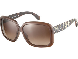 Marc Jacobs MJ332/S YH8/D8 Γυναικεία Γυαλιά Ηλίου Τετράγωνα Κοκάλινα Καφέ με Καφέ Καθρέπτη Φακό