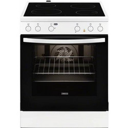 Zanussi ZCV65010WA Κουζίνα Ηλεκτρική 74lt με Κεραμικές Εστίες 59.6cm