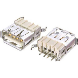 USB A Type Vertical Female Straight Jack Angle Θηλυκό Βύσμα