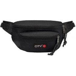 City Is Back Τσαντάκι Μέσης Αδιάβροχο Μαύρο 90175