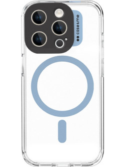 SBS Case Me Mag Case Iphone 15 Pro Azure Transparent Backcover - (CAMTMSIP1561PA)