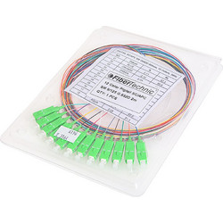 Fibertechnic 12 x 2m Pigtail SC/APC Singlemode G.652D (12xColors)