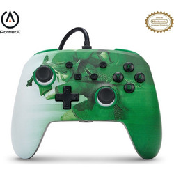 PowerA 1516984-01 Heroic Link Wired Controller Switch Green White