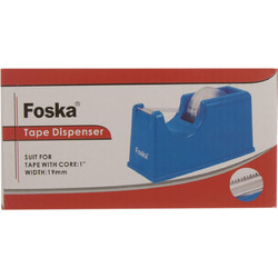 Βάση για σελοτέιπ μεσαία Foska Tape Dispenser T20071 μαύρη