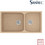 Sanitec Classic 307 Επικαθήμενος Νεροχύτης Γρανίτη Αντιστρεφόμενος Ματ Granite Beige 92x51cm