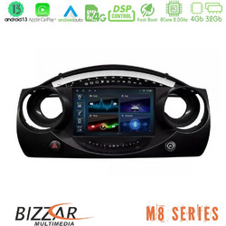 Bizzar U-M8-MN1521 Ηχοσύστημα Αυτοκινήτου με Οθόνη Αφής USB Bluetooth & GPS