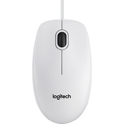 Logitech B100 Ενσύρματο Ποντίκι White