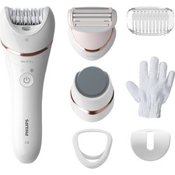 Philips Epilator Series 8000 Σετ Αποτρίχωσης Σώματος Wet & Dry BRE730