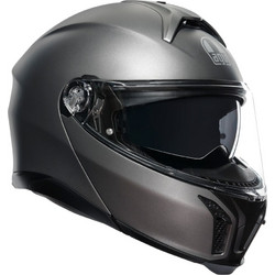 AGV Tourmodular Mono Luna Matt Grey Κράνος Μηχανής Flip-Up 1600gr