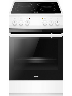 Amica 508CE2.20EP W Κουζίνα Αερίου & Ρεύματος 62lt με Κεραμικές Εστίες 50cm