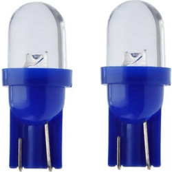 ΣΕΤ ΛΑΜΠΕΣ LED T10 ΜΠΛΕ W2,1x9,5D