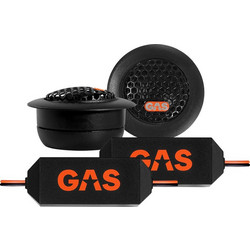 Gas T2-254 Σετ Tweeter Αυτοκινήτου Στρογγυλά 1" 60W RMS 94dB
