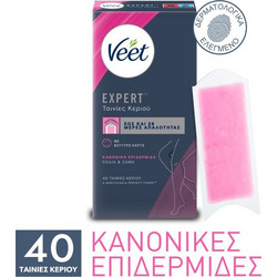 Veet Expert Ταινίες Αποτρίχωσης για Πόδια 40τμχ