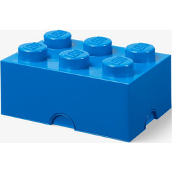 Lego Storage 6-Stud Brick Blue για 3+ Ετών