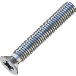 Μηχανόβιδες Φρεζάτες Σταυρού M3x20mm Γαλβανιζέ DIN 965 (Τιμή ανά Τεμάχιο)