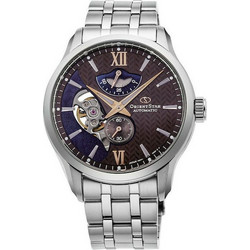 Orient Star Ανδρικό Ρολόι Αυτόματο με Ασημί Μεταλλικό Μπρασελέ RE-AV0B02Y00B