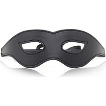 NAUGHTY TOYS Bondage domino black faux leather eye mask