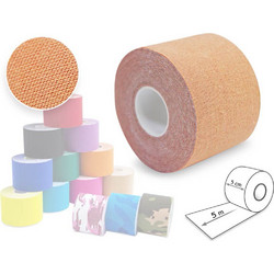 Tape Κινησιοθεραπείας 5m x 5cm Πορτοκαλί Kinesiology Tape