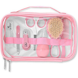 Lorelli Deluxe Βρεφικό Σετ Περιποίησης με Θήκη Ταξιδιού Blush Pink