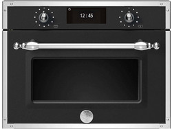 Bertazzoni F457HERMWTNE Εντοιχιζόμενος Φούρνος Μικροκυμάτων με Grill 38lt Μαύρος