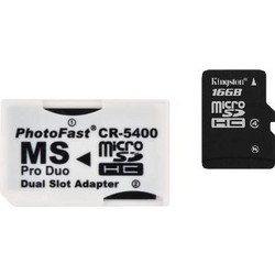 Photofast CR-5400 Dual-Slot MS Pro Duo 16GB Class 4