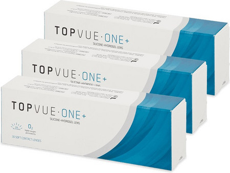 TopVue Aquamax Daily Ημερήσιοι Φακοί Επαφής Σιλικόνης Υδρογέλης με Φίλτρο UV 90τμχ
