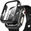 Tech-Protect Defense360 Πλαστική Θήκη Tempered Glass για Apple Watch 7 / 8 / 9 45mm Μαύρη