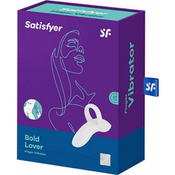 Satisfyer Bold Lover Finger Vibrator Λευκός Δονητής Δακτύλου
